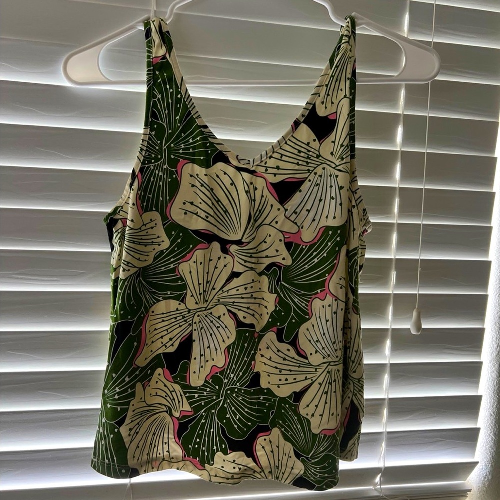 Fighting Eel Kyoto Lily Tank Top XS